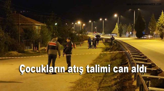 Çocukların atış talimi can aldı