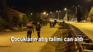 Çocukların atış talimi can aldı