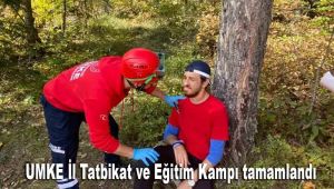 Karabük'te UMKE İl Tatbikat ve Eğitim Kampı tamamlandı