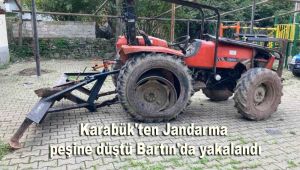 Karabük'ten Jandarma peşine düştü Bartın'da yakalandı
