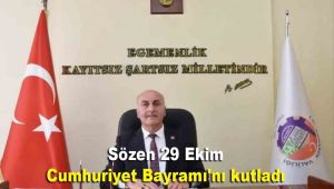 Sözen 29 Ekim Cumhuriyet Bayramı'nı kutladı