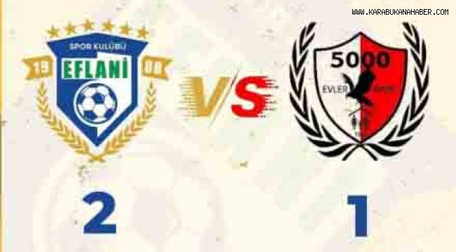 Aday Yapı Eflani spor 2 - 1 Beşbinevler spor