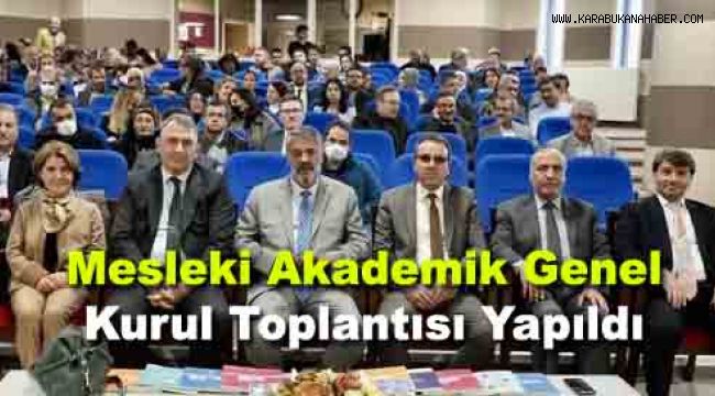 Akademik Genel Kurul Toplantısı Yapıldı