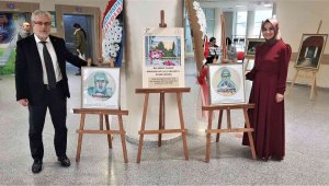 Bu sergide bakteriden resimler yer alıyor