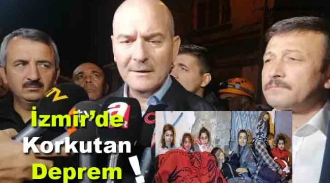 İzmir'de korkutan deprem