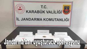 Jandarma'dan uyuşturucu operasyonu