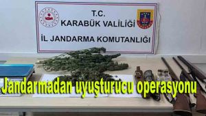 Jandarmadan uyuşturucu operasyonu