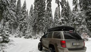 Karabük'te kar kalınlığı 10 santimetreye yaklaştı