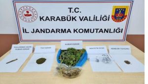 Karabük'te uyuşturucu operasyonu