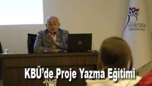 KBÜ'de Proje Yazma Eğitimi
