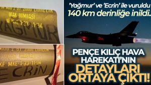 Pençe Kılıç Hava Harekatı'nın detayları ortaya çıktı