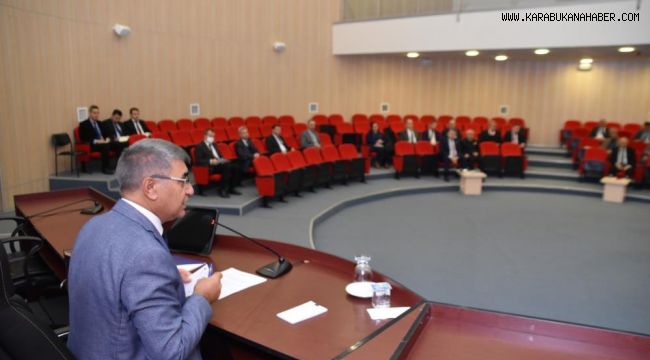 İl İdare Şube Müdürleri Toplantısı yapıldı