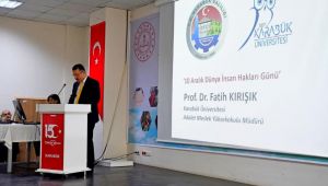 İnsan hakları ile ilgili konferans düzenlendi