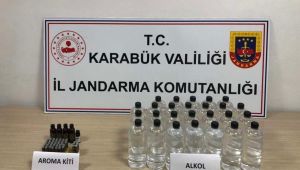 Karabük'te 26 litre etil alkol ele geçirildi