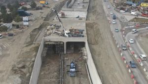 Trafik çilesini sona erdirecek projenin yüzde 90'ı tamamlandı