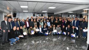 İl Özel İdaresi personellerine teşekkür belgesi takdim edildi