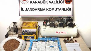 Jandarmadan uyuşturucu ve kaçak tütün operasyonu