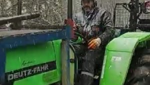 Karabük'te yüksek kesimlerde kar yağışı başladı