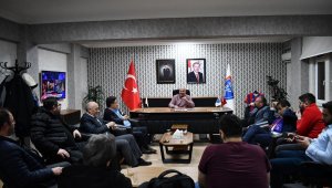 Başkan Aydım basın mensupları ile bir araya geldi