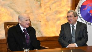 MHP lideri Bahçeli, Başkan Vergili ile görüştü