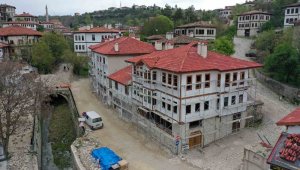 Safranbolu'da han arkasında çalışmalar hızlandı