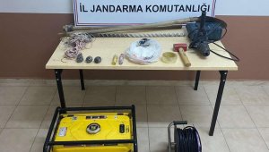 Kaçak kazı hazırlığı yapan 5 şüpheli yakalandı