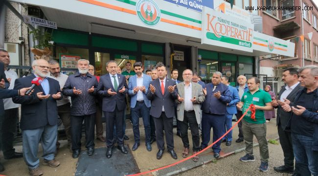 Karabük'te Tarım Kredi Kooperatif Market'inin 7. Şubesi açıldı