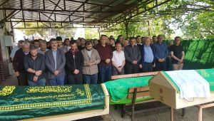 Kazada ölen çift toprağa verildi