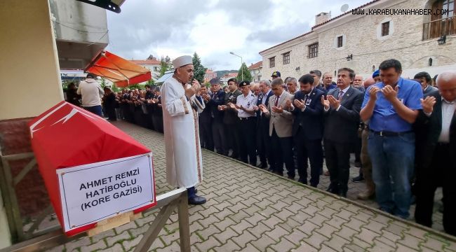 Kore Gazisi törenle son yolculuğuna uğurlandı