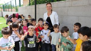 Başkan Köse, miniklerle fide dikti
