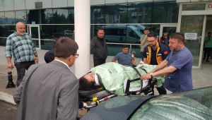 Karabük'te otomobil takla attı: 2 yaralı