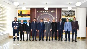 KARDEMİR Yönetim Kurulu Başkanı Demir, Vali Gürel ile görüştü