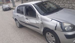 Otomobil ile kamyon çarpıştı: 1 yaralı