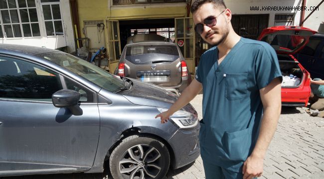 Veteriner hekimin aracını başıboş köpekler parçaladı, görüntüleri izleyince şoke oldu