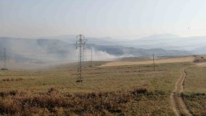 Safranbolu'da şehir çöplüğünde yangın