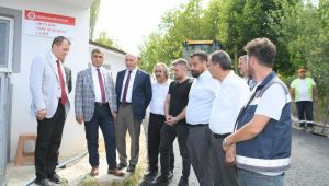 Eskipazar'da köy yolları asfaltlanıyor