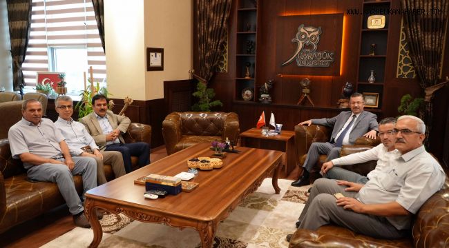 Karabük Eğitim-Bir-Sen’den Karabük Üniversitesi Rektörü Prof. Dr. Fatih Kırışık’a Ziyaret