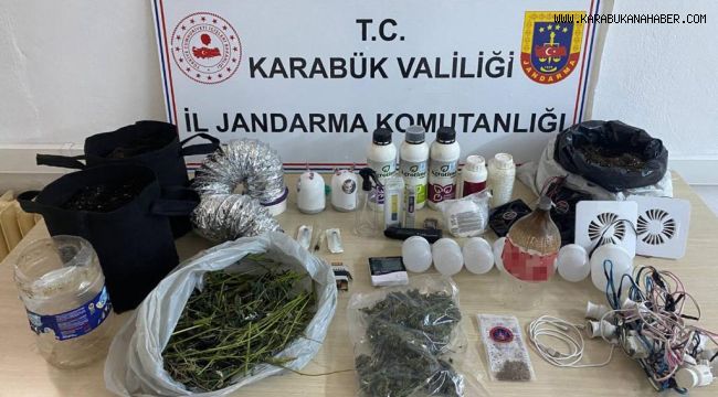 Karabük'te jandarmadan uyuşturucu operasyonu