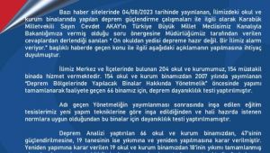Karabük Valiliği'nden