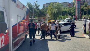 Karabük'te otomobilin çarptığı yaya yaralandı