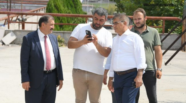 Vali Gürel, millet bahçelerindeki çalışmaları inceledi
