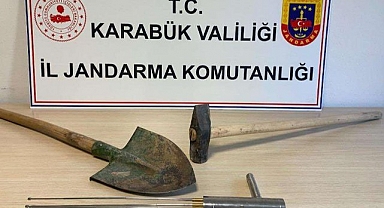 Kaçak kazı yapan şahıslar yakalandı
