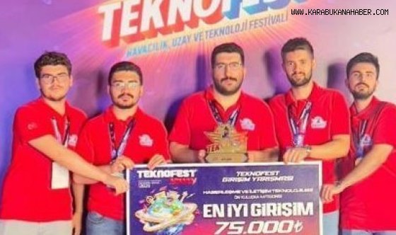 KBÜ PhotonX Takımı TEKNOFEST'te En İyi Girişim Ödülü'nü aldı