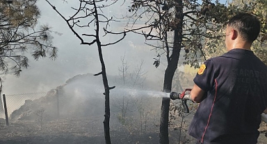 Safranbolu'da iki ayrı yangın havadan ve karadan müdahale ile söndürüldü