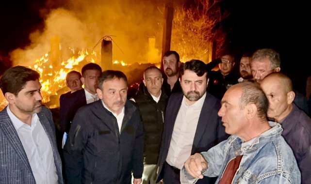 AK Parti Milletvekilleri yangın bölgesinde