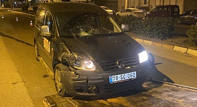 Alkollü sürücünün çarptığı kişi yaralandı
