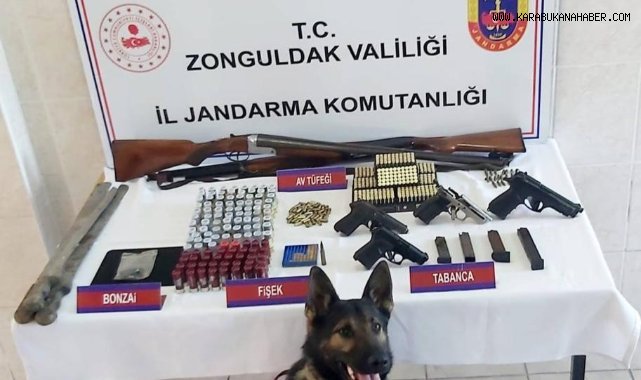 Evden cephanelik çıktı