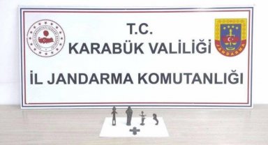 Karabük'te tarihi eser satmak isteyen kişiler yakalandı