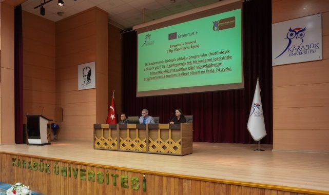 KBÜ'de Erasmus+ Öğrenim ve Staj Hareketlilikleri Bilgilendirme Toplantısı yapıldı