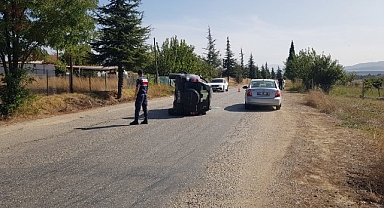 Takla atan cipteki 2 kişi yaralandı